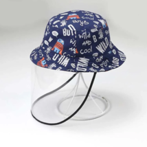 Children&#39;s Blue-Wildboys Cap Bucket Sun Cover Shield Protective Anti Spi... - £8.46 GBP