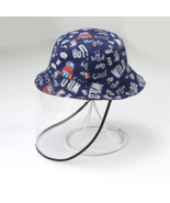 Children&#39;s Blue-Wildboys Cap Bucket Sun Cover Shield Protective Anti Spi... - £8.47 GBP