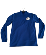 Philadelphia 76ers UNK Shirt Blue Medium Men’s Long Sleeve Ball Logo Qua... - $33.31 CAD