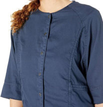 New NWT Prana Barnswallow Womens L Jacket Pockets Blue Cool Organic Cotton  - £109.99 GBP