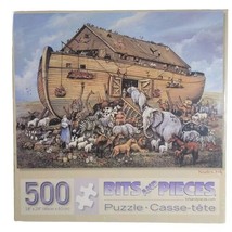 Noahs Ark 500 Piece Puzzle 18 x 24 Bits and Pieces New Sealed Animals - £6.05 GBP