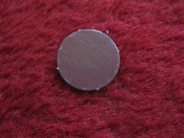 1970 Squirmy Wormy Board Game Piece: Brown round marker - $1.00