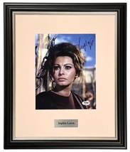 Sophia Loren Autographed Signed 8x10 Photo Framed PSA/DNA Certified AB99574 - £156.36 GBP