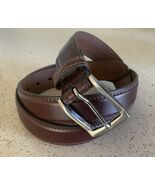 Men’s DOCKERS Casual Dress BROWN Double Stitch Belt Size 40 Style 11DK02... - $45.52 CAD