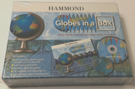 $7.99 Globes in a Box Hammond World Atlas Geography Maps Educational History New - £8.56 GBP