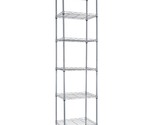 6 Wire Shelving Steel Storage Rack Adjustable Unit Shelves For Laundry B... - $67.99