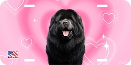 Newfoundland Black Face Dog Can Personalize Novelty Metal License Plate F - $8.90+