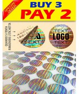 392 CUSTOM PRINT hologram warranty security sticker label VOID seals Ø 0... - $36.93