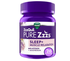 PURE Zzzs Sleep+ Muscle Relaxation Melatonin Sleep Aid Gummies26.0ea - $31.99