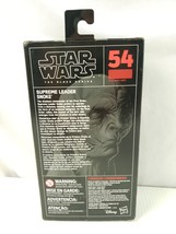 Star Wars Black Series Snoke 6 inch #54 Action Figure Supreme Leader First Order - £18.19 GBP