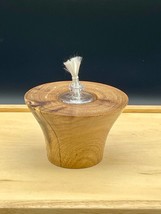 Wood turned small oil lamp using spalted maple from Adirondacks region H... - £26.11 GBP