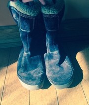 VGC TIMBERLAND Black Suede  Mukluk Boots SZ 7M - $59.40