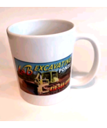 Excavating, Heavy Equipment Mechanic White Coffee Cup Mug - $317.25 MXN