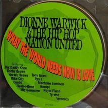 Dionne Warwick - What The World Needs Now Is Love 1998 Promo CD-S Hip Hop Nation - £10.25 GBP