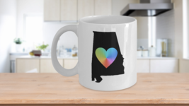 Alabama Mug White Coffee Cup Sweet Home Tie Dye Heart State Love - £14.44 GBP+