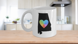 Alabama Mug White Coffee Cup Sweet Home Tie Dye Heart State Love  - £13.87 GBP+