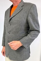 Burberry London Kensington Cashmere/ Wool Blazer Sport Coat Jacket Gray ... - $266.41