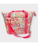 LILLY PULITZER Large Cosmic Cooler Insulated Tote Beach Picnic Blue/Pink... - $102.91 CAD