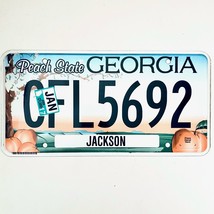2017 United States Georgia Jackson County Passenger License Plate CFL5692 - $225.96 MXN