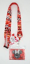 Disney 85792 Minnie Mouse Lanyard with Zip Lock Card Holder, Multicolor - $8.04