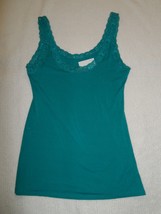 Natori feathers tank TEAL SIZE S - $14.72