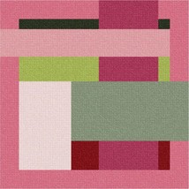 Pepita Needlepoint Canvas: Mauve Collection Random Rectangles, 10&quot; x 10&quot; - £60.75 GBP+