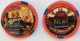 $5 Palms Casino Resort 7 Year Anniversary 2008 Ltd Edtn 2500 Vegas Chip ... - $12.95