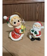 Vintage Lot of Two Japan Christmas Ornaments/Figures - $16.90 CAD