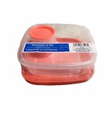 Salad &amp; Dressing Chip &amp; Dip Container W Lid 21.5 Fl Oz 1/Pk-Pink - $9.78