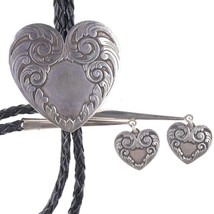 Retro Sterling James Reid for Brighton Southwestern Hearts bolo tie - £131.63 GBP