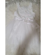 Justice Girls White Ruffled Lace Flutter Skirt Dress Size 6 NWOT - $620.76 MXN