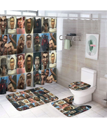 4PCS Skibidi Toilet Shower Curtain Sets Bathroom Sets with Shower Curtai... - €82,10 EUR