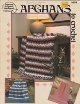 American School of Needlework Afghans to Crochet Booklet 1054 Leinhauser Blanket - £6.58 GBP