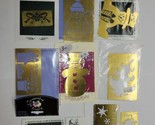 Lot of 9 Lasting Impressions &amp; Asstd Christmas Brass Stencils Embossing ... - £23.72 GBP
