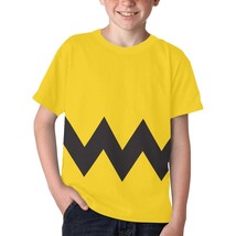 Charlie Brown Good Boy Cartoon Big Kids&#39; All Over Print T-shirt (USA Size) - £19.18 GBP