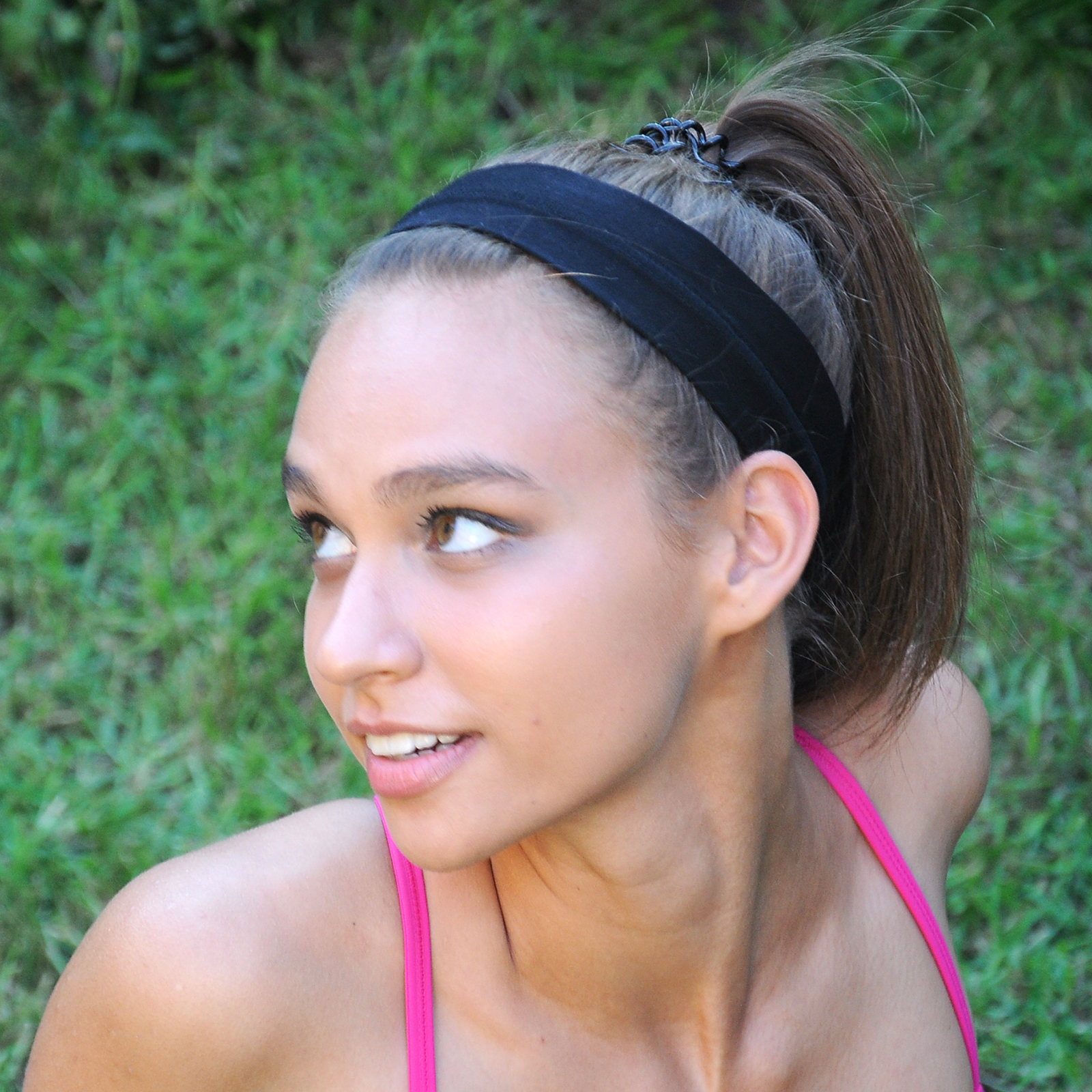 All Natural Bamboo & Pure Cotton Elastic Headband - Pack of 4