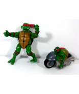 Teenage Mutant Ninja Turtles Raphael 5&quot; Figure By Playmates Lot of 2 - $12.74