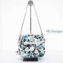 NWT Kipling HB6468 Keefe Shoulder Crossbody Bag Double Zip Nylon Field Floral 94 - £36.27 GBP