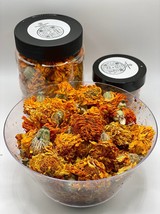 Premium Marigold Forage Delicacy - Healthy Natural High-Fiber Dried Flower Treat - £6.38 GBP