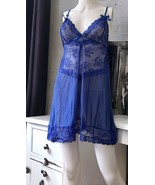 Womens Lace Sexy Lingerie Babydoll Nightdress Thong G-string Underwear S... - £9.87 GBP