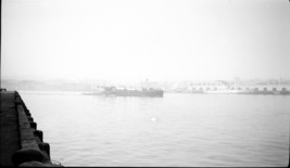 1948 Port of Los Angeles, Boats Harbor Photo B&amp;W Negative - £3.89 GBP