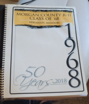 Morgan County Reunion Class of 1968 Vesailles, Missouri Paper Book 50 Years - £7.71 GBP