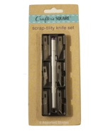 Crafter&#39;s Square Scrap-tility Knife Set (6 Blade Set) for Hobby and Crafts - $7.42