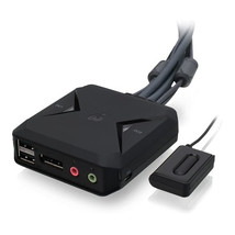 Iogear GCS82DPC 2-PORT 4K KVM SWITCH WITH DISPLAYPORT, USB-C AND AUDIO - $2,996.01 MXN