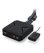 Iogear GCS82DPC 2-PORT 4K KVM SWITCH WITH DISPLAYPORT, USB-C AND AUDIO - €139,26 EUR