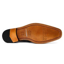 Fangio Penny Loafer Genuine Ostrih Leg Quil Black image 5