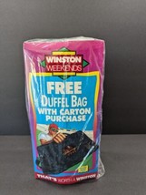 Vintage Winston Cup Racing Duffel Bag Black - $6.99