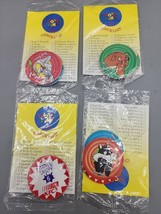 Looney Tunes Caps Game 1994 KFC Lot of 4 New Packs Pogs Milk Caps NIP - £15.74 GBP