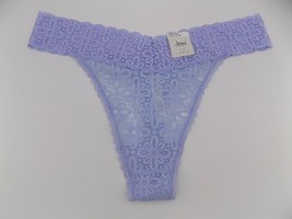 Womens Panties Plus Size One Size Lace Thong Underwear Purple JENNI - NWT - £3.52 GBP