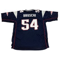 Reebok New England Patriots Tedy Bruschi #54 Blue NFL Jersey Men&#39;s Size L - £39.27 GBP